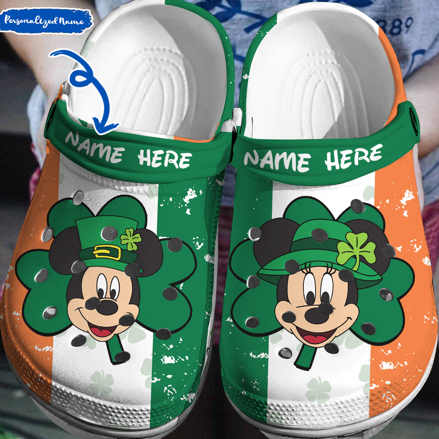 Customized Mickey & Minnie Mouse Clogs, Buy More Save More