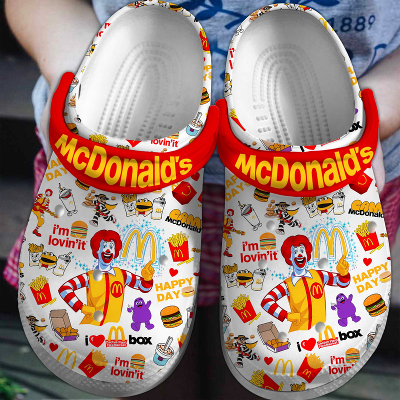 Comfortable MC Donaldâ€™s Clogs, Creative Shoes For Supreme Comfort