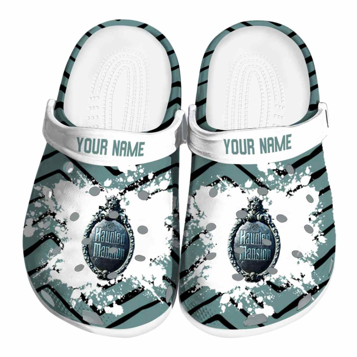 Customized & Breathable Clogs Haunted Mansion Theme Clogs, Buy More save more!