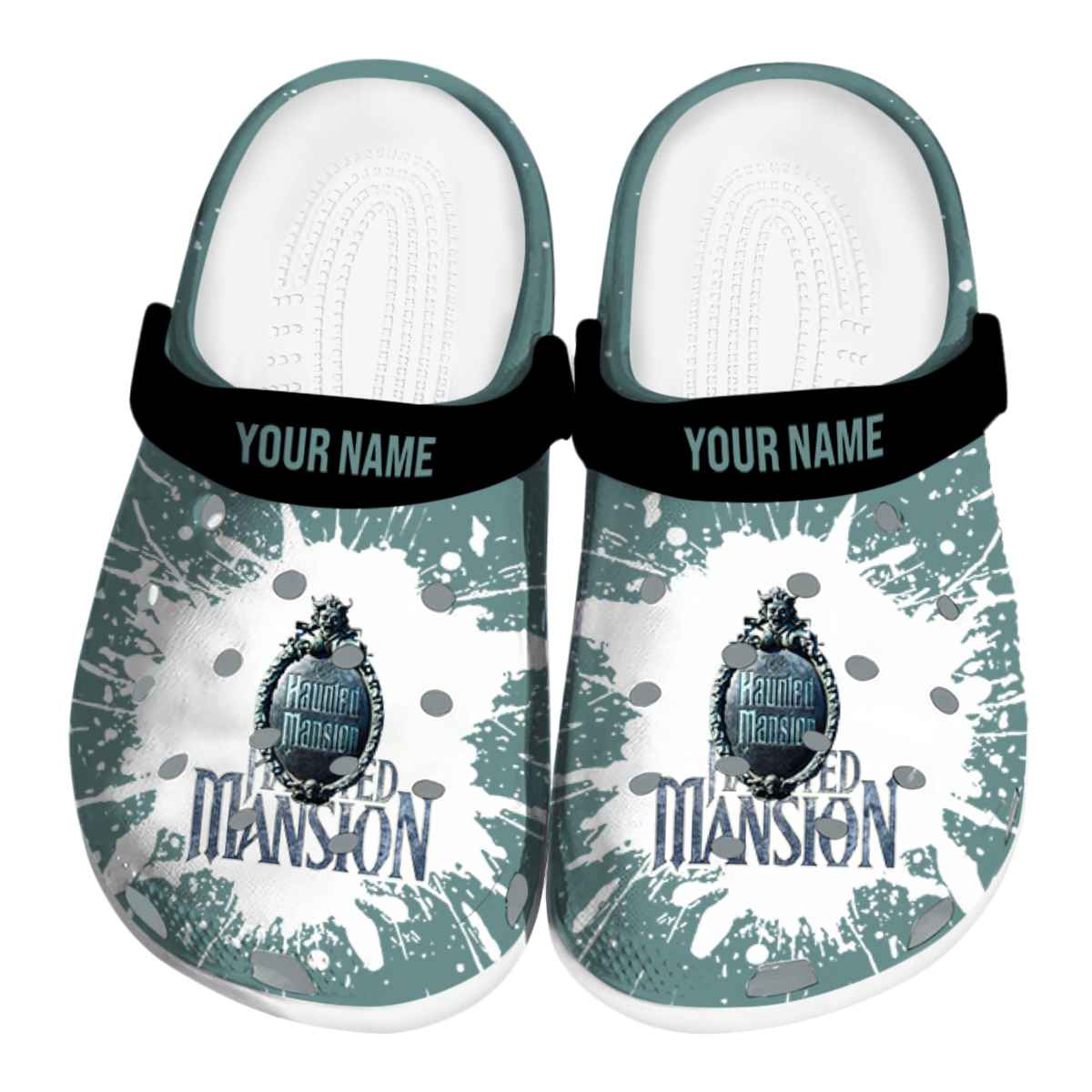 Customized & Unique Haunted Mansion Clogs, High-quality EVA Sole