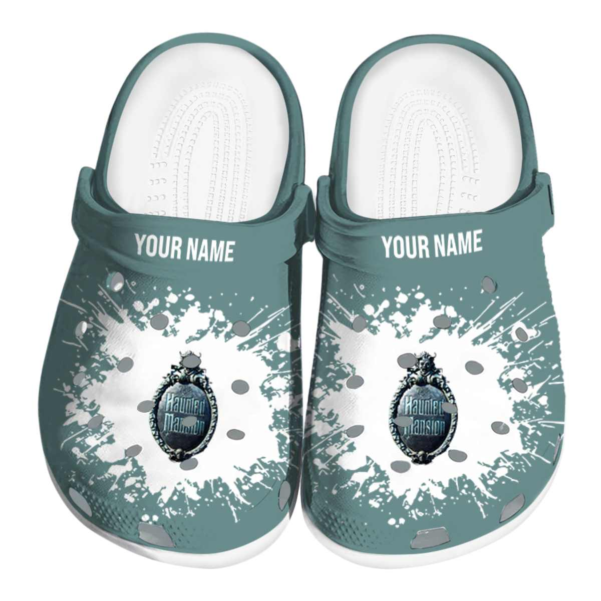 Exclusive New Design Haunted Mansion Series Theme Clogs, Unisex Clogs Match Your Lifestyle