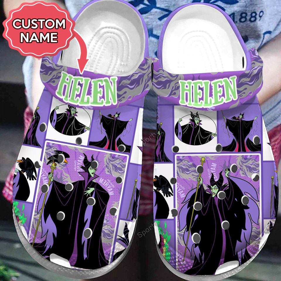 Lightweight And Customized Maleficent Clogs, Buy More Save More
