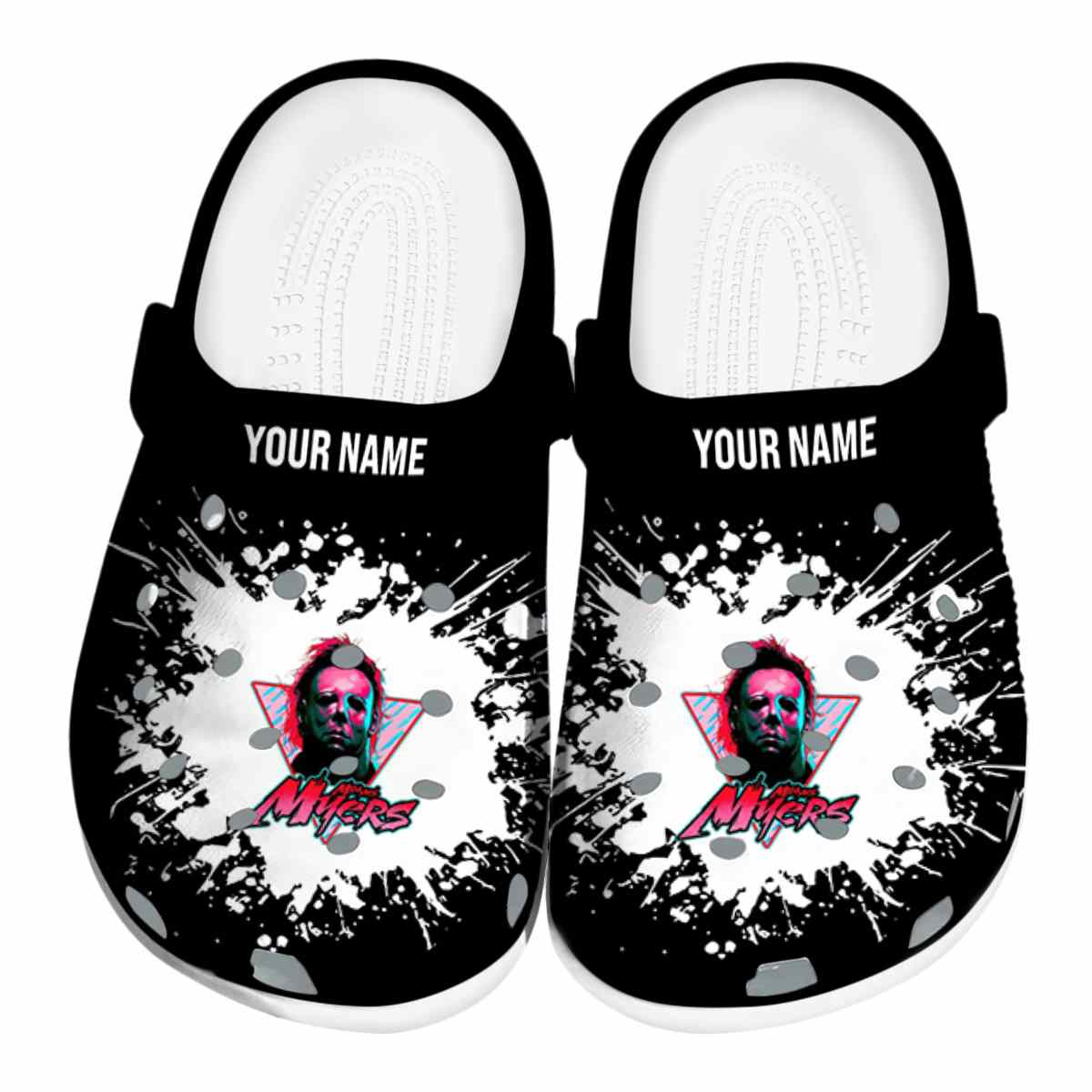 New design Michael Myers Horror Movie Character Clogs, Available sizes For Kids And Adults