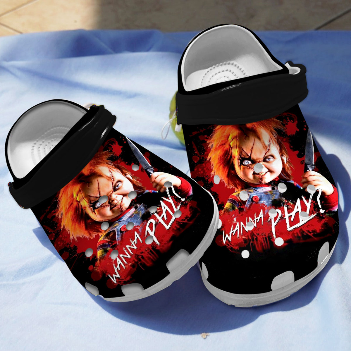 Non-slip And Comfortable Clogs Chucky Doll Wana Play Clogs, Shop Now!