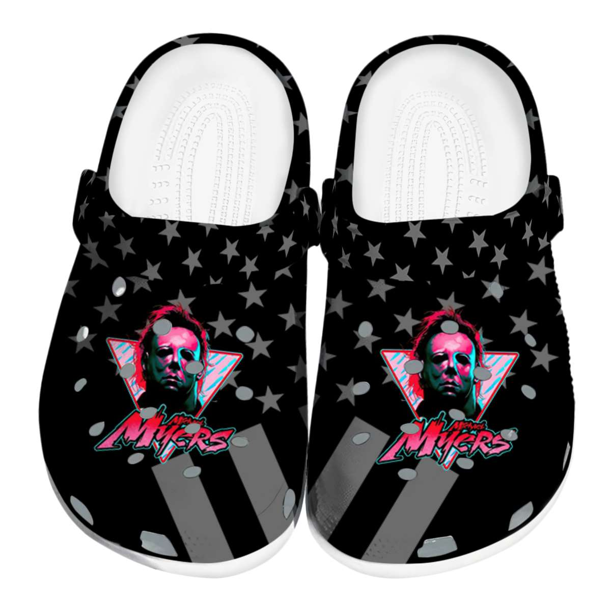 Personalized & Stylish Michael Myers Black Clogs, Best Price For Everyday