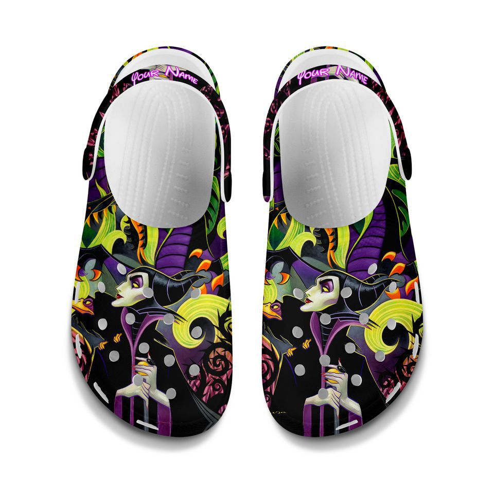 Soft And Customized Maleficent Clogs, Ideal Gift For Men And Women
