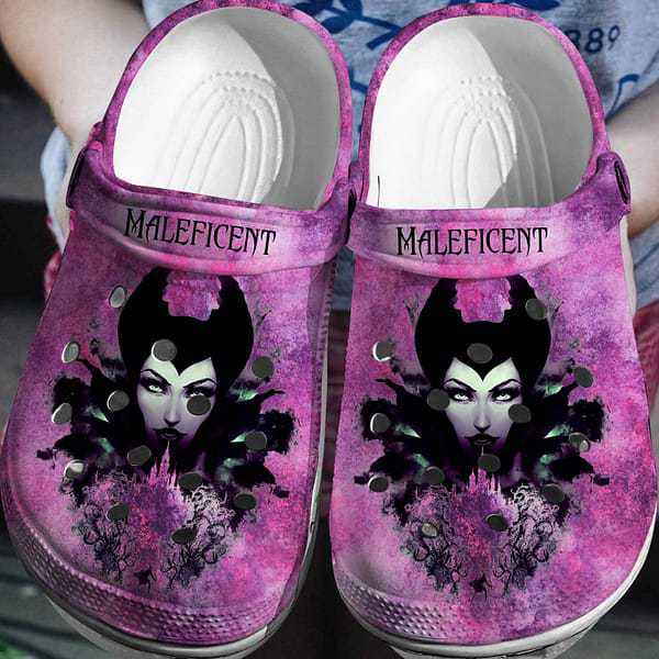 Soft And Comfortable Maleficent Clogs, Available Sizes For Kids And Adults