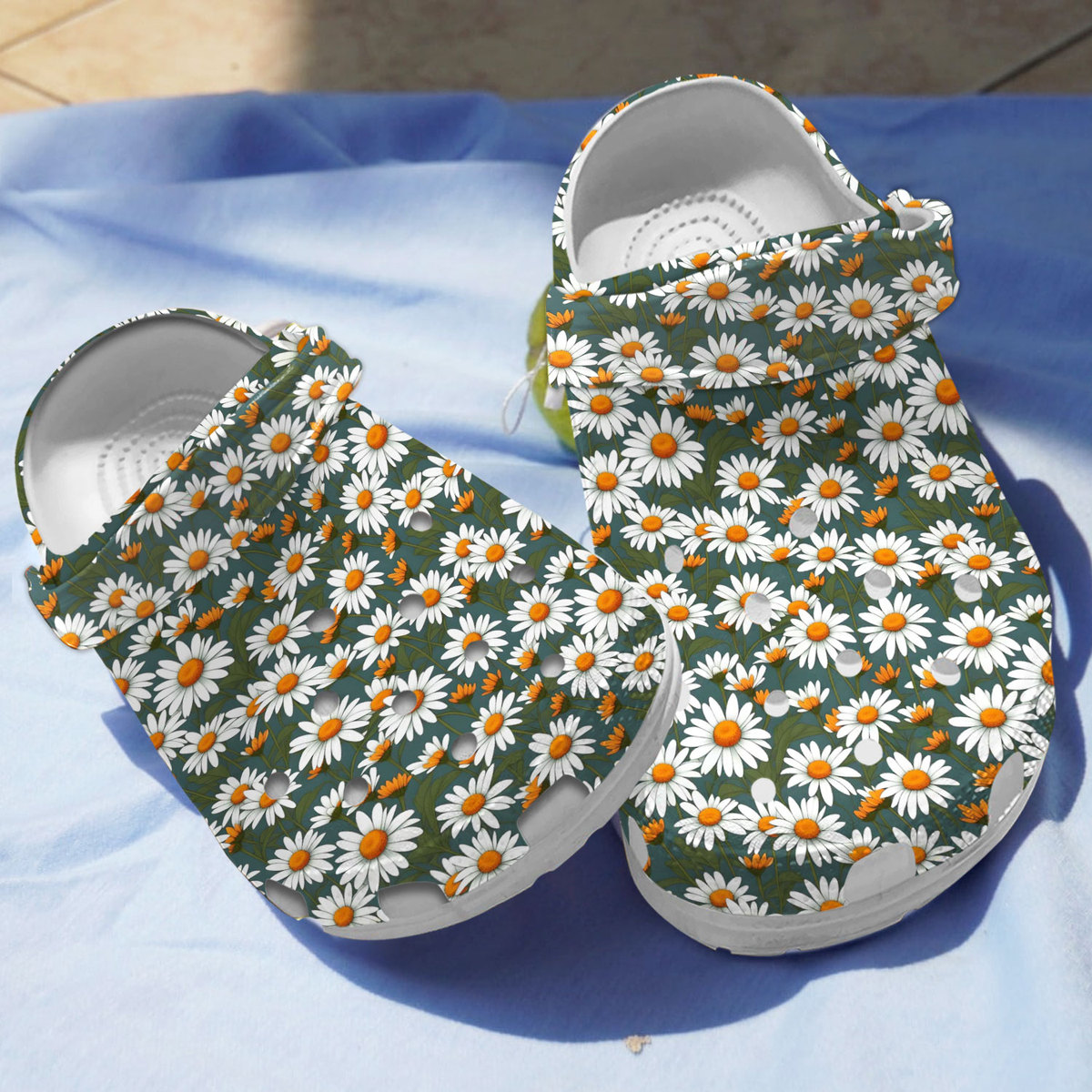 Soft And Durable Clogs Daisy Flower Classic Clogs, Shop Now For A Special Discount 