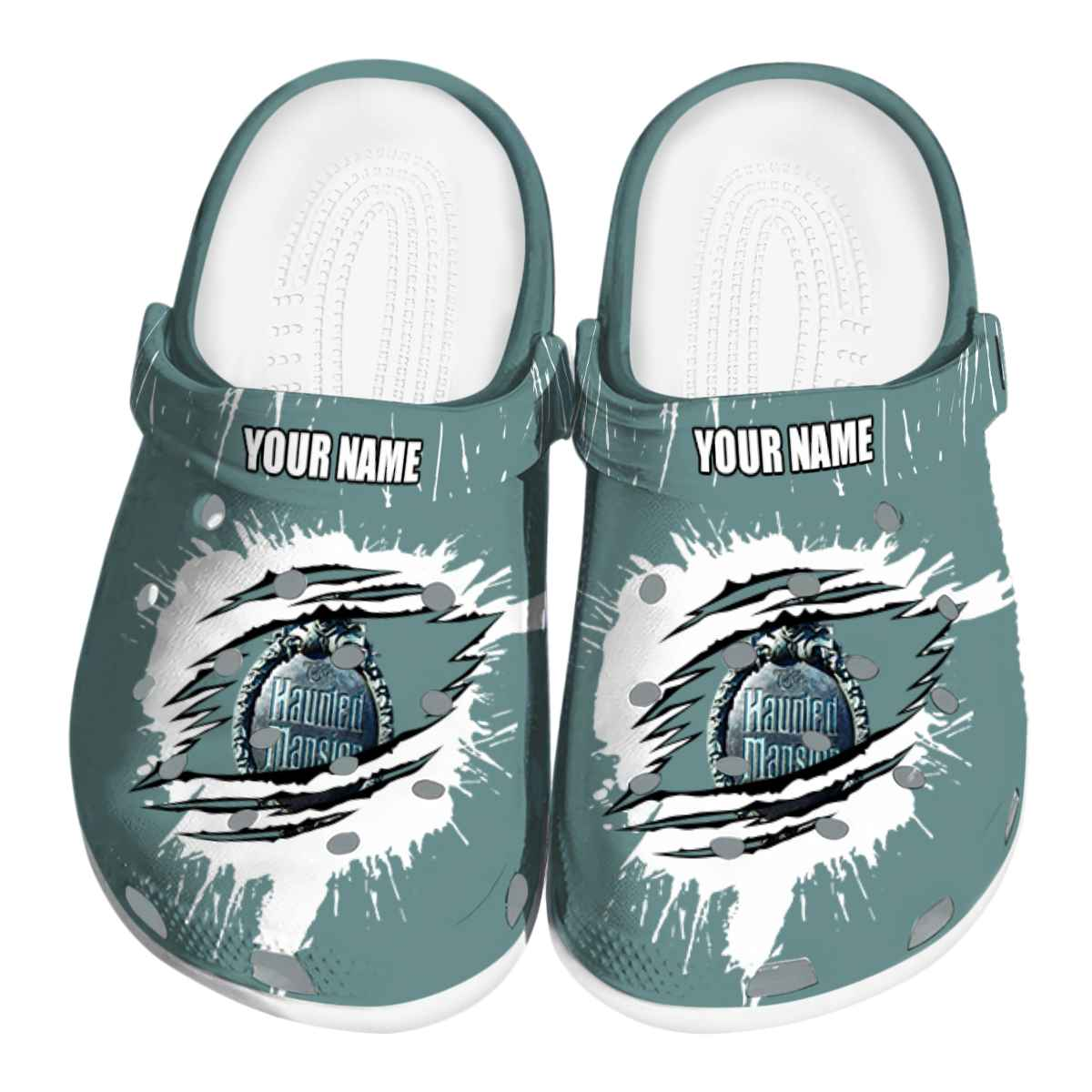 Special Personalized Haunted Mansion Clogs, Easy To Clean and Quick to Dry