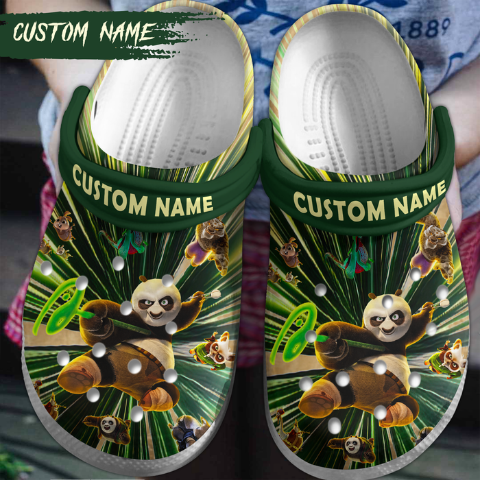 Customized Clogs Kung Fu Panda Cute Clogs, Fast Shipping & Dedicated Support Service 
