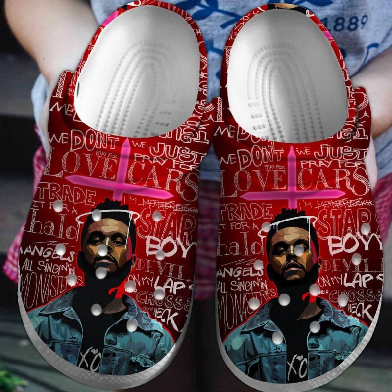 Exotic and Stunning Clogs Singer The Weeknd Clogs, Enjoy The Freedom Of The Well-ventilated Design