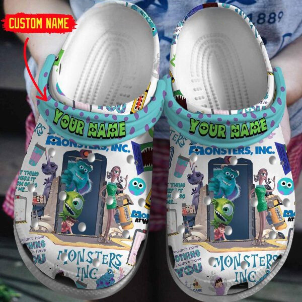Personalized Clogs Monsters Inc Cartoon Clogs For Kids & Adults, Shop Now For The Best Price!