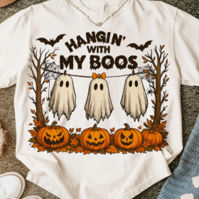 Hangin' With My Boos Halloween Cute T-Shirts