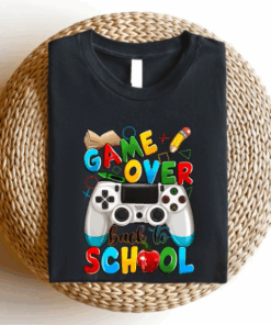 Funny Game Over Back To School T-Shirts