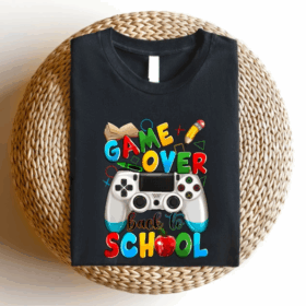 Funny Game Over Back To School T-Shirts