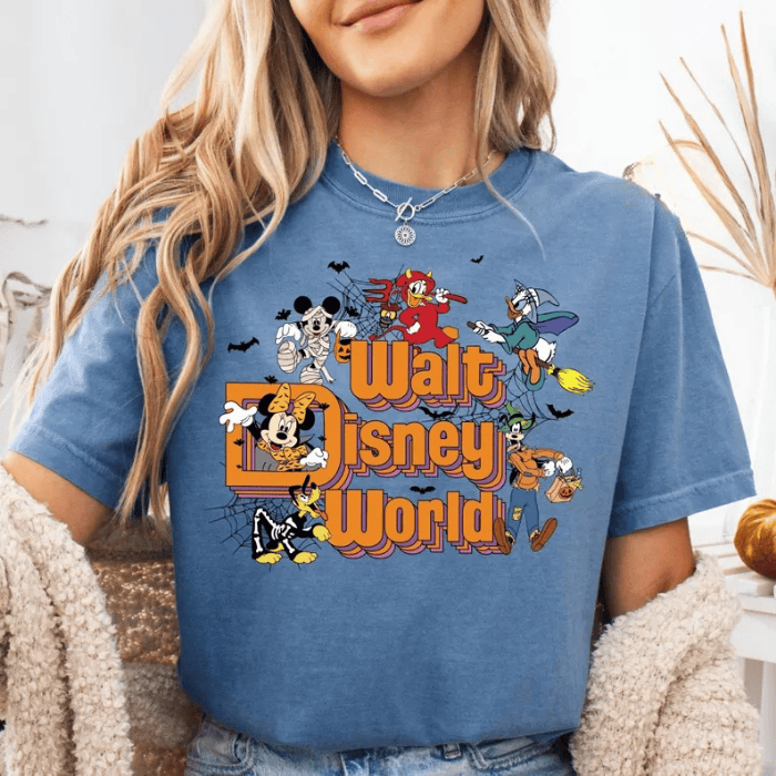 Amazing Disney Halloween World Comfort T-Shirts