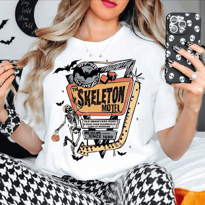 Amazing Soft Shirt Halloween Motel T-Shirts