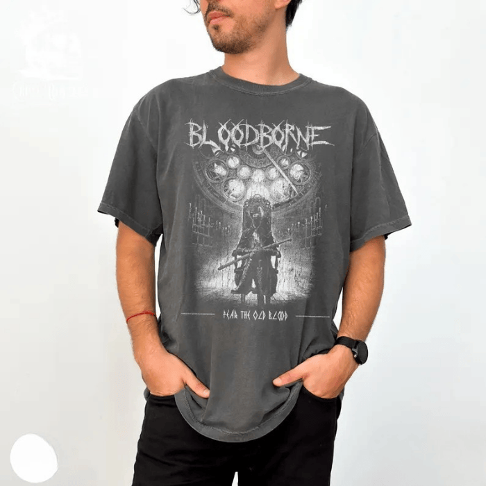 Bloodborne Fear The Old Blood Halloween T-Shirts