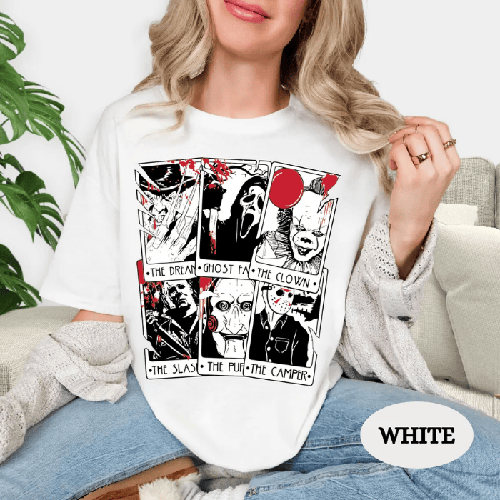 Choose Your Horror Tarot Halloween Spooky Movie T-Shirts