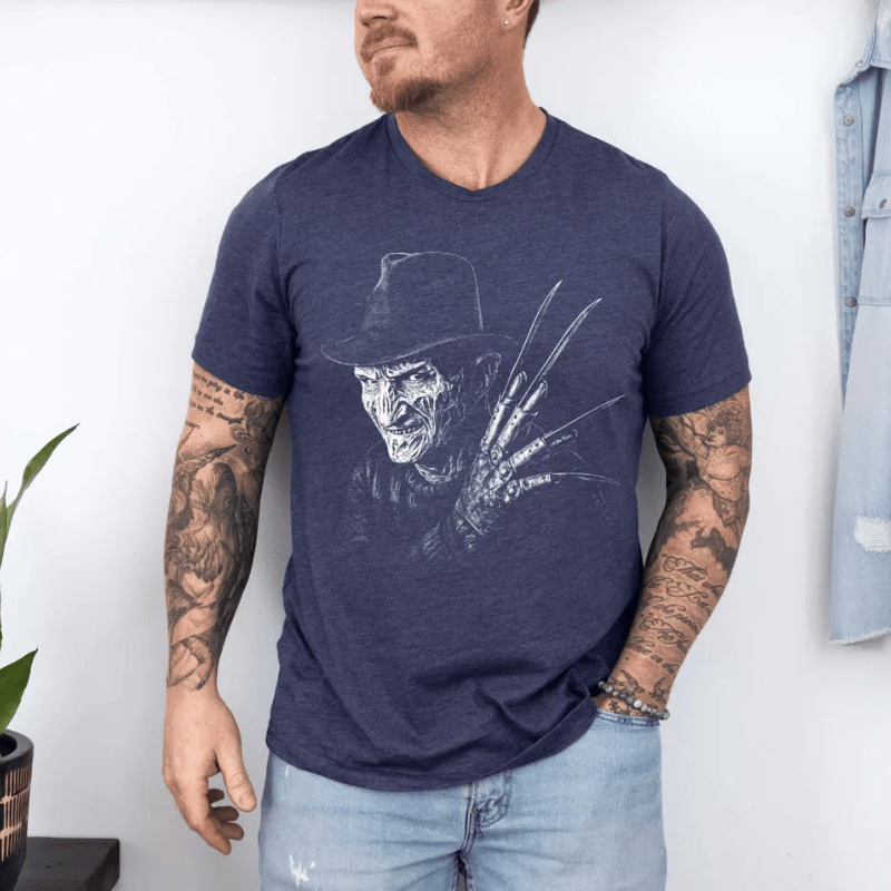 Classic Freddy Krueger Halloween Horror Movie T-Shirts