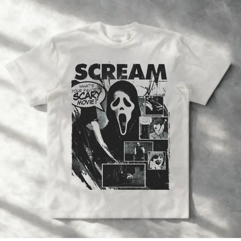 Classic Scream Scary Movie Halloween T-Shirts