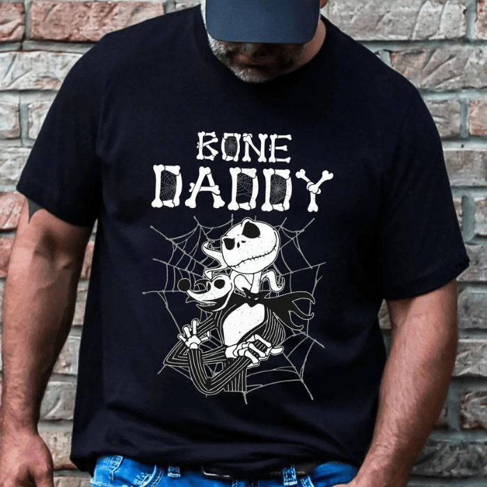 Cool Bone Daddy Jack Skeleton Halloween T-Shirts