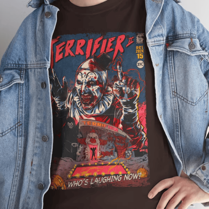 Cool Terrifier Spooky Freak Show T-Shirts