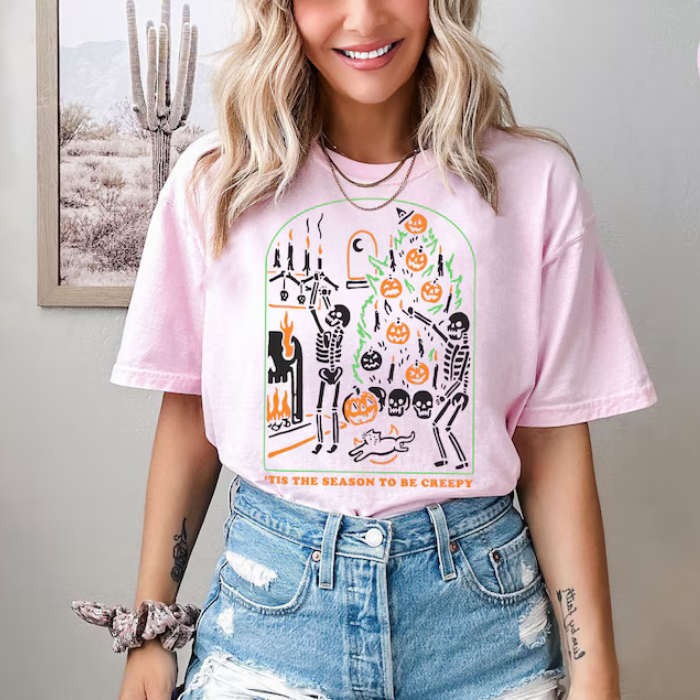 Creative Halloween Cloth Idea 'Tis The Season To Be Creepy T-Shirts