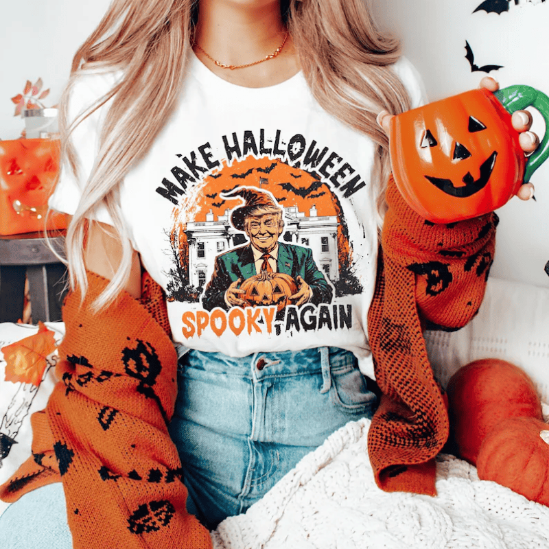 Creative Make Halloween Spooky Again T-Shirts