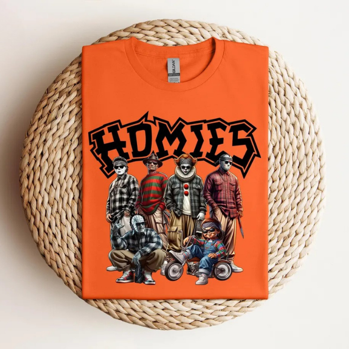 Creepy Me And My Horror Homies Halloween T-Shirts