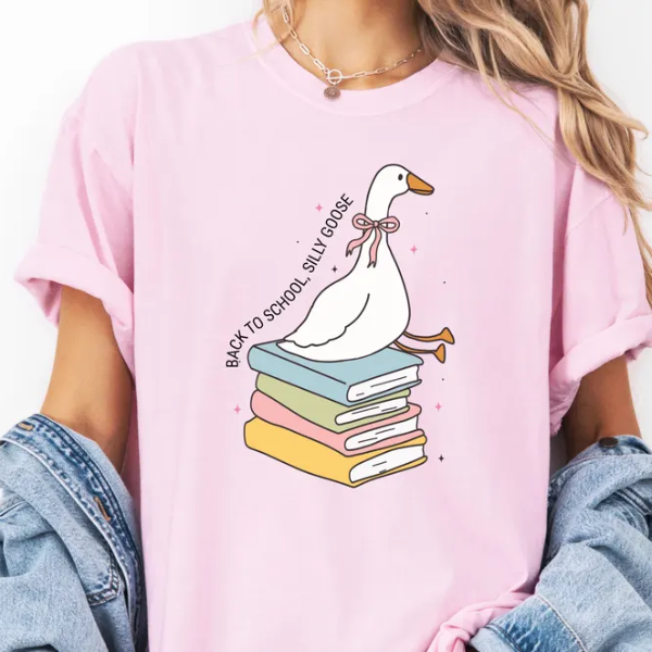 Cute Design Back To School, Silly Goose T-Shirts