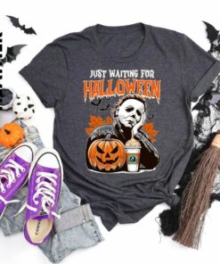 Just Waiting For Halloween Michael Myers T-Shirts