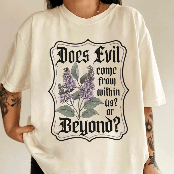 Does Evil Come From Within Us? Or Beyond? Halloween T-Shirts