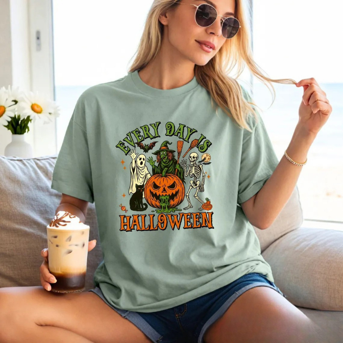 Every Day Is Halloween Funny Horror T-Shirts