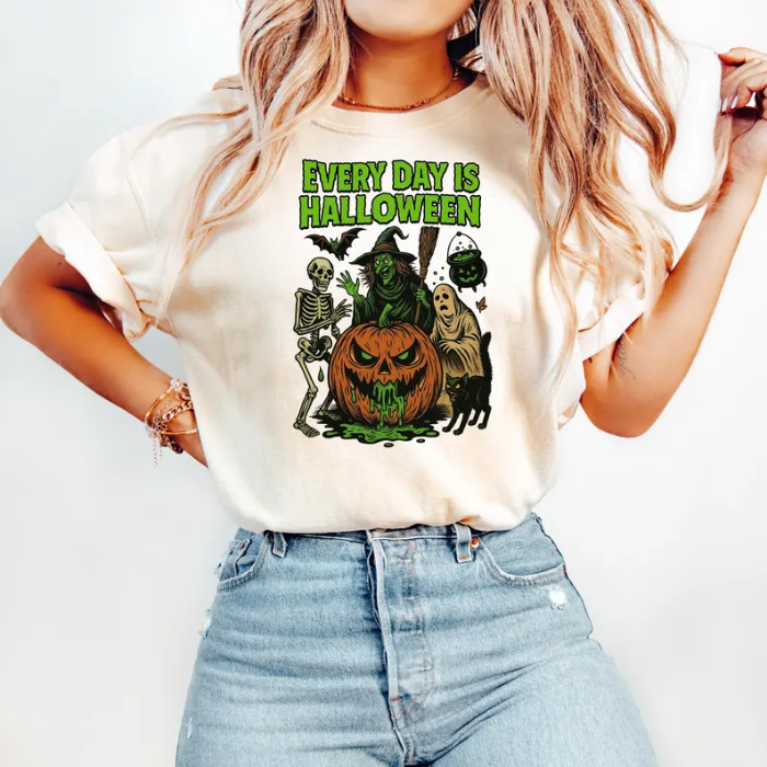 Every Day Is Halloween With Monsters T-Shirts