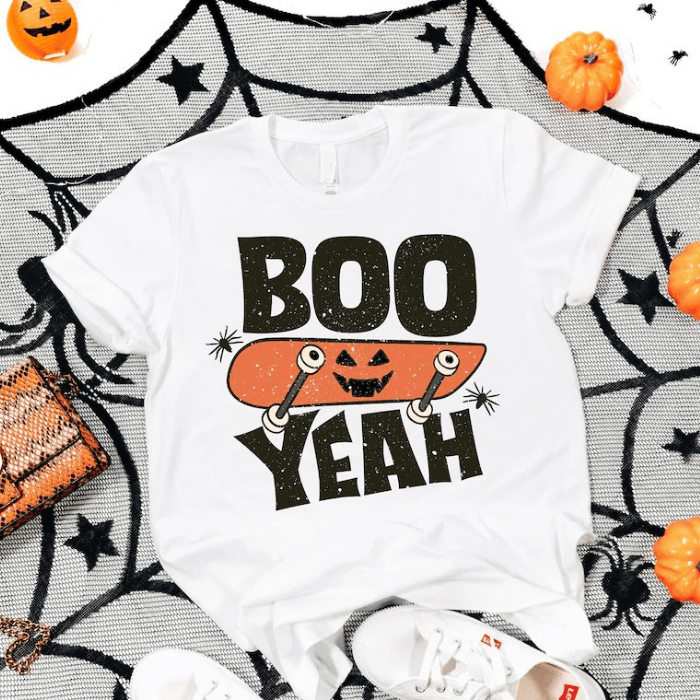 Funny Boo Yeah Playful Halloween T-Shirts