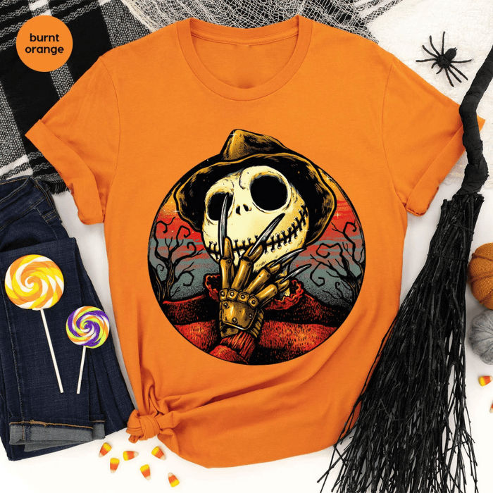 Funny Cute Freddy Kruger Horror Halloween T-Shirts