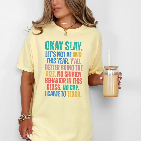 Gen Z Slang Back To School Funny T-Shirts