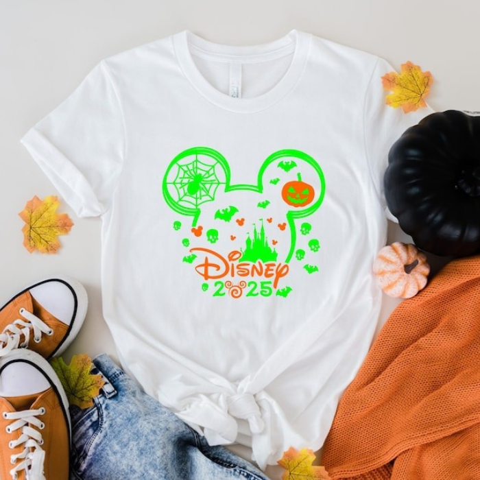 Glowing Disney 2025 Halloween Night T-Shirts