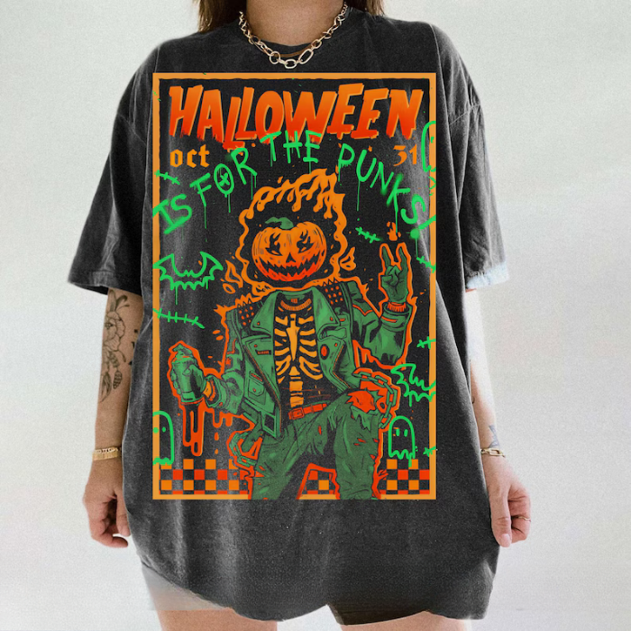 Halloween Is For The Punks Cool T-Shirts