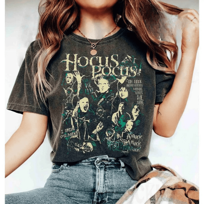 Halloween Style Hocus Pocus Wonderful T-Shirts