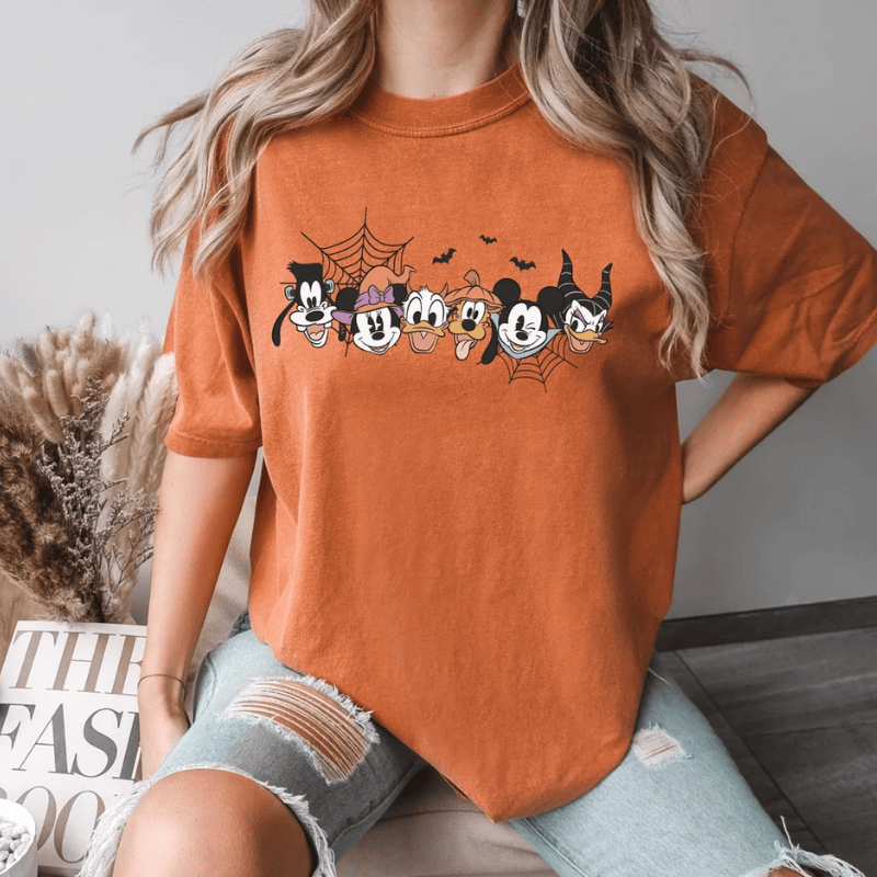 Happy Halloween With Us Mickey Mouse Club T-Shirts