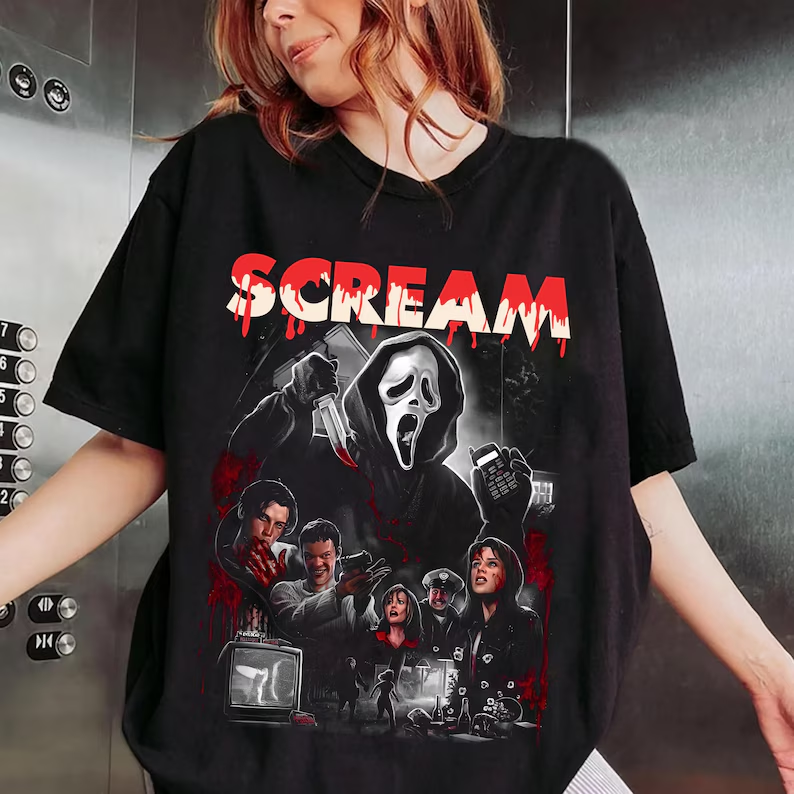 Ideal Halloween Shirt, Cool Scream Horror Movie T-Shirts