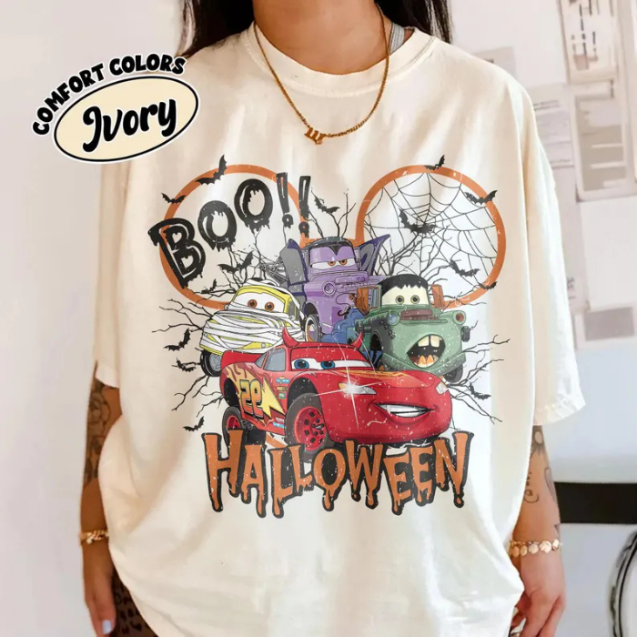 Ka-chow Boo Lightning McQueen Halloween T-Shirts