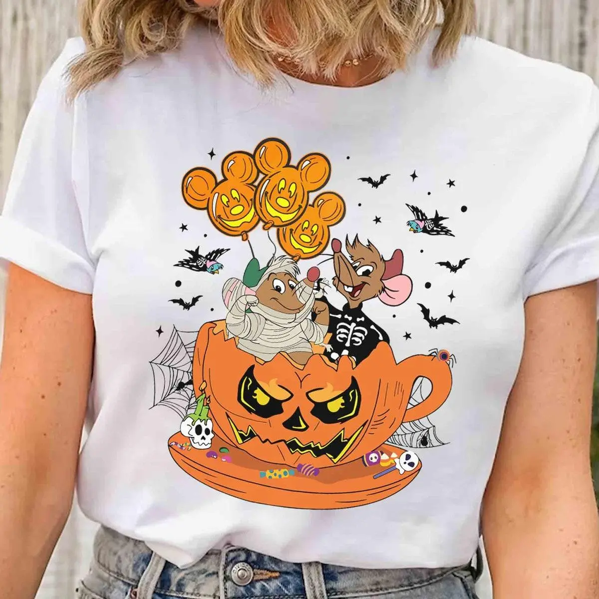 Lovely Mouse From Cinderella Happy Halloween T-Shirts