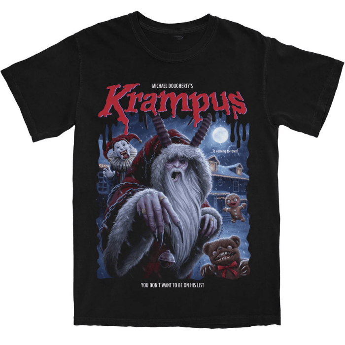 Michael Dougherty's Krampus Scary Spooky Halloween T-Shirts