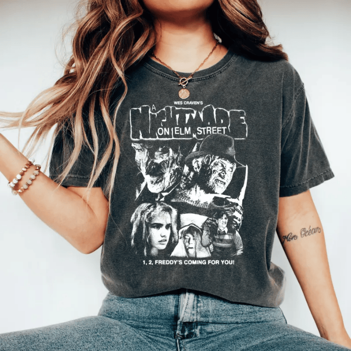 Nightmare On Elm Street Freddy Kruger T-Shirts