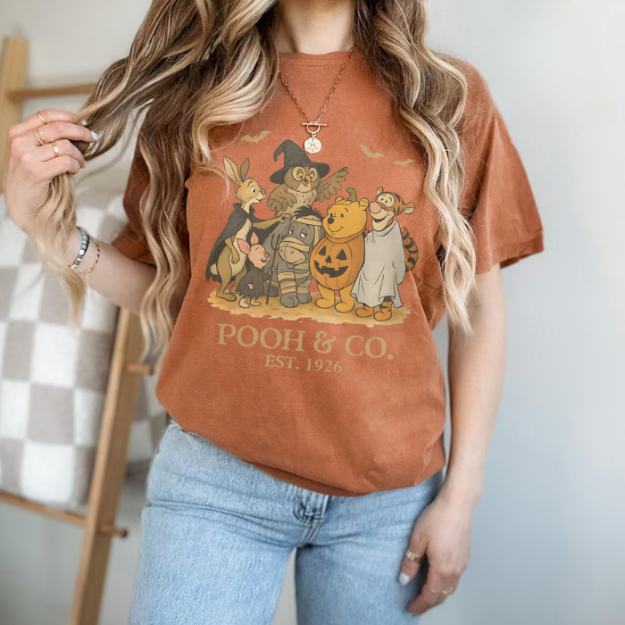 Pooh & Co. EST. 1926 Winnie The Pooh Love Trick Or Treat Halloween T-Shirts
