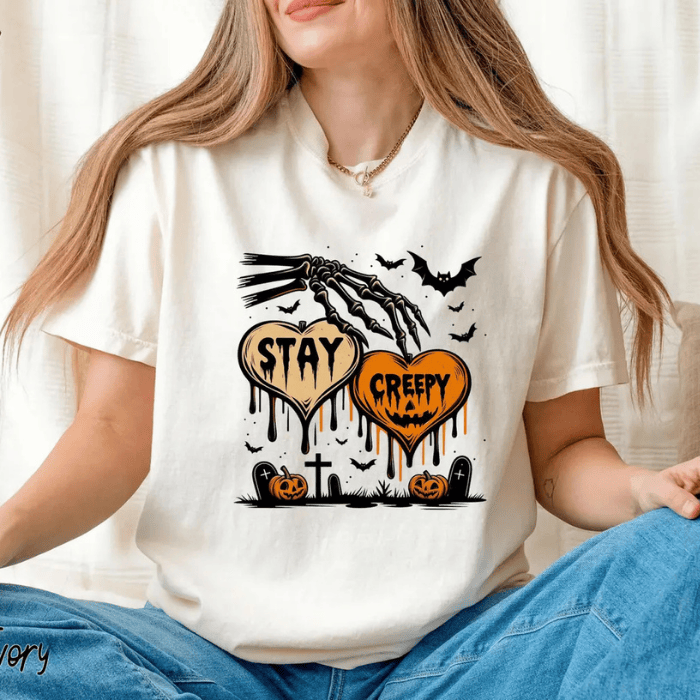 Remember To Stay Creepy This Halloween T-Shirts