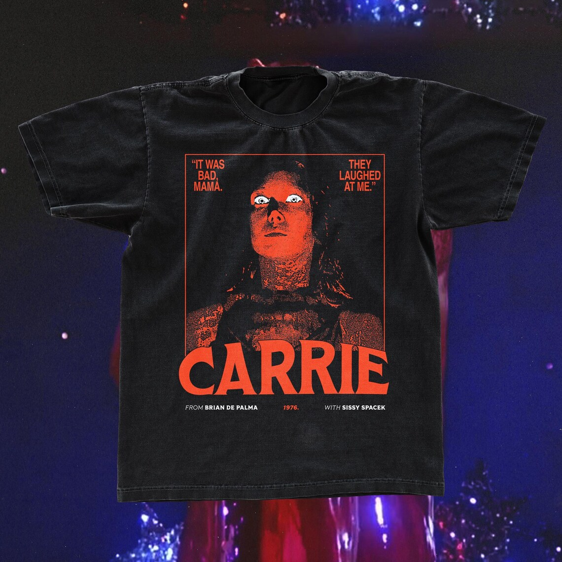 Scary Carrie Horror Movie Halloween T-Shirts
